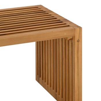 Gartenbeistelltisch 70x37.5x35.5 cm Massivholz Teak