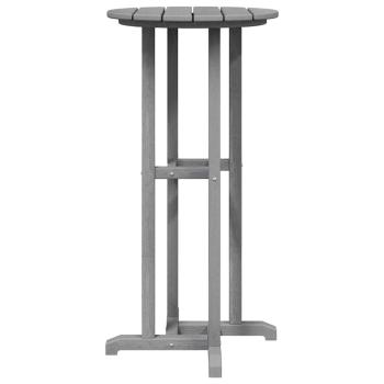 Bartisch Hellgrau 55x55x107 cm HDPE