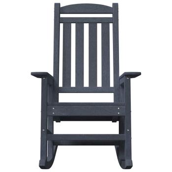 Garten Schaukelstuhl Marineblau 70x92x108 cm HDPE
