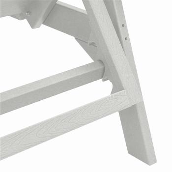 Sonnenliege Weiß 53x162x98.5 cm HDPE