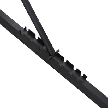verstellbare Gewichtbank faltbar 230 kg Schwarz Stahl