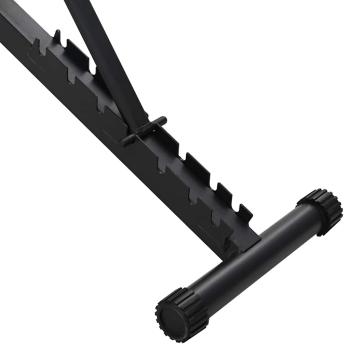verstellbare Gewichtsbänke mit Widerstandsbändern 150 kg Schwarzer Stahl