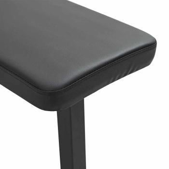 Klappbare Gewichtsbank 100 kg Schwarz 107x27x41 cm Stahl