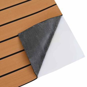 Bootsboden Selbstklebend Braun und Schwarz 240x90 cm EVA-Schaum