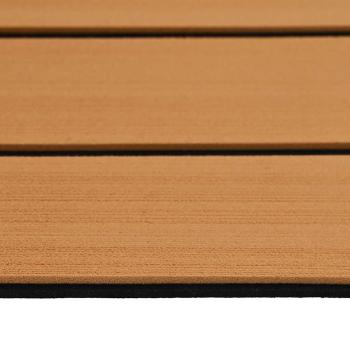 Bootsboden Selbstklebend Braun und Schwarz 240x90 cm EVA-Schaum