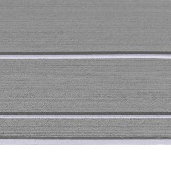 Bootsboden Selbstklebend Hellgrau & Weiß 240x90 cm EVA-Schaum