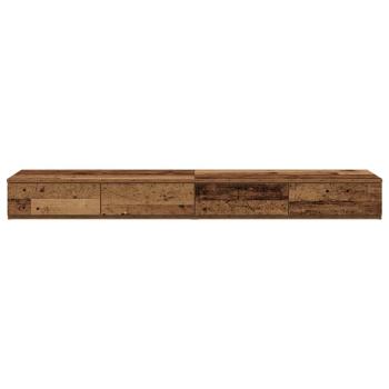 Bettschubladen aus Altholz 160x36,5x16,5 cm aus Holzwerkstoff