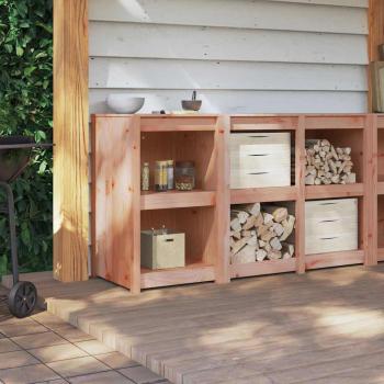 Outdoor Küchenregal 55x55x92 cm Massivholz Douglasie