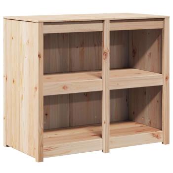 Außenküchenschrank 106x55x92 cm Massivholz Kiefer