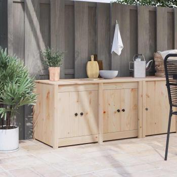 ARDEBO.de - Außenschrank für die Küche 106x55x64 cm Massivholz Kiefer