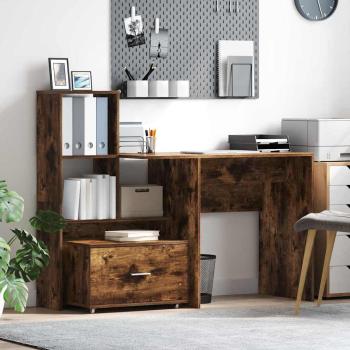 ARDEBO.de - Schubladenschrank Geräucherte Eiche MDF mit Furnier