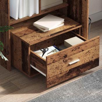 Schubladenschrank Altes Holz Spanplatte Mittel Schubladenschrank