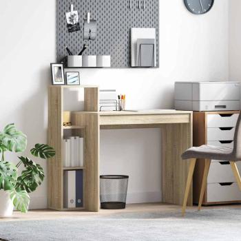 ARDEBO.de - Schreibtisch Sonoma Eiche Spanplatte Mittel