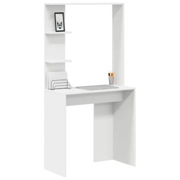 Weißer Computertisch Weiß Holzwerkstoff Mittel Computertisch