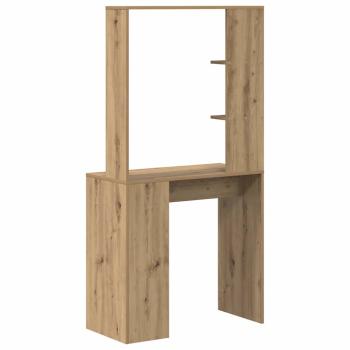 Eichen-Schreibtisch Eiche Artisan Holzwerkstoff Standard Regal