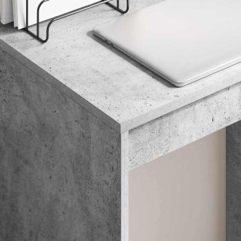 Schreibtisch Beton grau Spanplatte 60 x 40 x 76 cm Schreibtisch