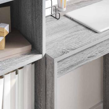 Schreibtisch Grau Sonoma Spanplatte 70 x 40 x 76 cm Einfach