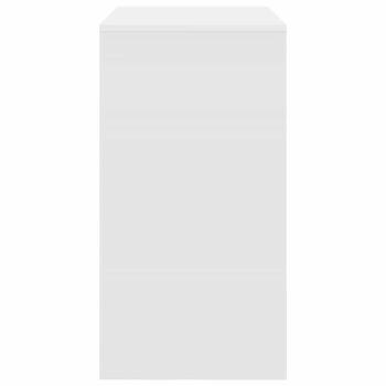 Schreibtisch Weiß MDF 80 x 40 x 76 cm Schlicht Schreibtisch