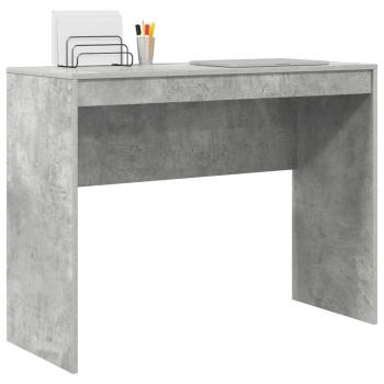Schreibtisch Beton Grau Spanplatte mit Beton-Grau-Finish