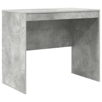 Computertisch Beton Grau MDF-Platte 90 x 50 x 76 cm Computertisch