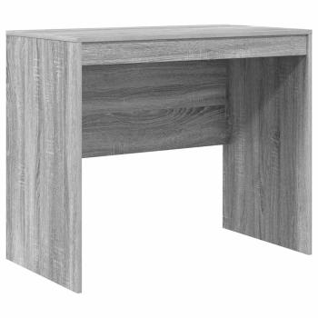 Grauer Schreibtisch Graue Sonoma MDF 90 x 50 x 76 cm