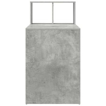 Schreibtisch Beton Grau Holzwerkstoff mit Betonoberfläche Mittel