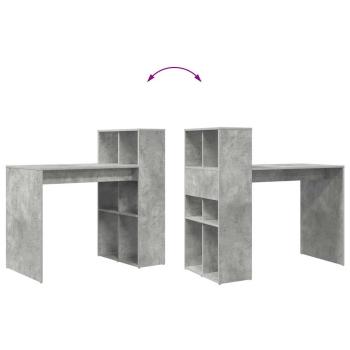 Schreibtisch Beton Grau Holzwerkstoff mit Betonoberfläche Mittel