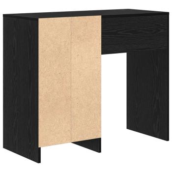 Schwarzer Eichenschreibtisch Schwarze Eiche Spanplatte, Laminat