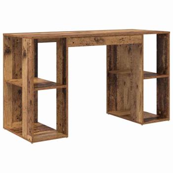 Brauner Schreibtisch Altes Holz Massivholz Altholz Standard