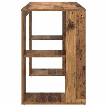 Brauner Schreibtisch Altes Holz Massivholz Altholz Standard