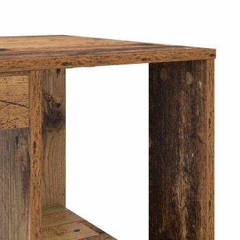 Brauner Schreibtisch Altes Holz Massivholz Altholz Standard