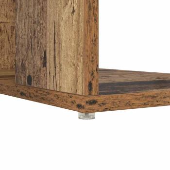 Brauner Schreibtisch Altes Holz Massivholz Altholz Standard