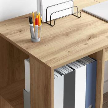 Artisan-Eiche Schreibtisch Artisan Eiche Holzwerkstoff Standard