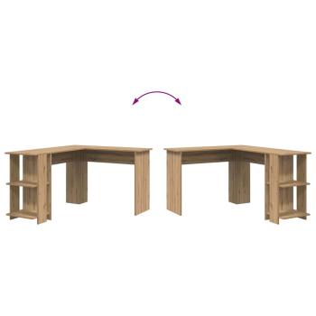 Eckschreibtisch Artisan-Eiche Spanplatte Standard Eckschreibtisch