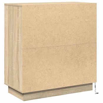 Sideboard mit LED in Sonoma Eiche - 71 x 34,5 x 75 cm - Hergestellt aus Holzwerkstoff