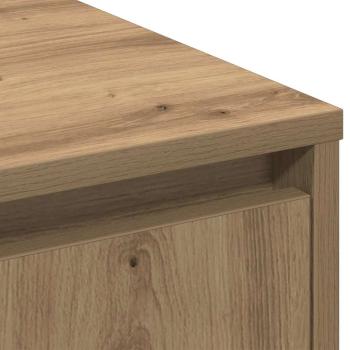 LED Sideboard Artisan Eiche 71x34,5x75 cm Holzwerkstoff