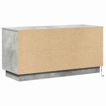 TV-Schrank Beton grau 100x38x49 cm Holzwerkstoff