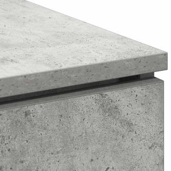 TV-Schrank Beton grau 100x38x49 cm Holzwerkstoff