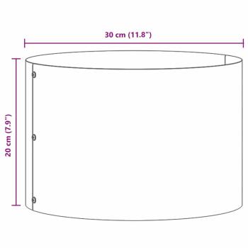 Weißer Metalltopf Weiß Metall Mittel Dekorative Intarsien