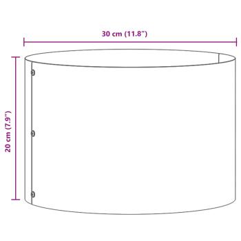 Cortenstahl Töpfe Set Cortenstahl Mittel Langlebig