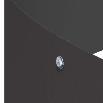 Metallpflanzgefäß Stahl/schwarz Stahl Groß Modular