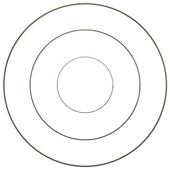 Metallpflanzgefäß Stahl/olivgrün Ø 90 cm Modular Rund