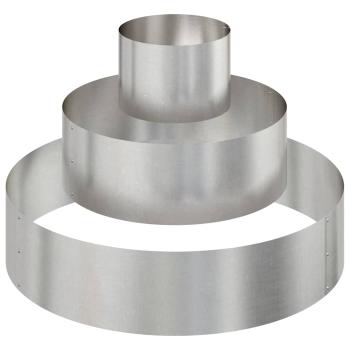 Metallpflanzer Edelstahl Groß Langlebig Pflanzer Zylindrisch