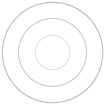 Metallpflanzgefäß Verzinkter Stahl Ø 90 cm Langlebig