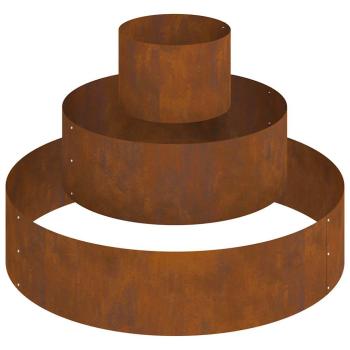 ARDEBO.de - Metallpflanzgefäß Verwitterter Stahl Groß Langlebig