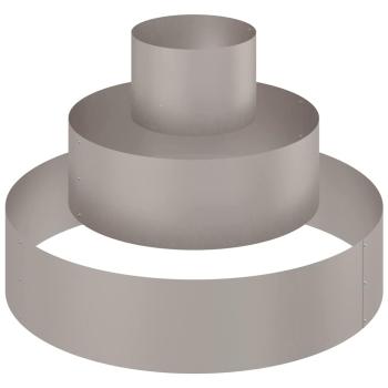 Metallpflanzgefäß Verwitterter Stahl Groß Langlebig