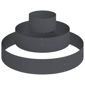 Metallpflanzkübel Stahl Ø 120 cm Dekorative Einsätze