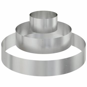 Metallpflanzkübel Verzinkter Stahl Ø 120 cm Langlebig