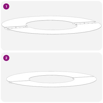 Plastikpflanzer Weiß Kunststoff Groß Plastikpflanzer Rund