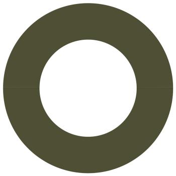 Kunststoffpflanzer Olivgrün Kunststoff Groß Dekorative Intarsien